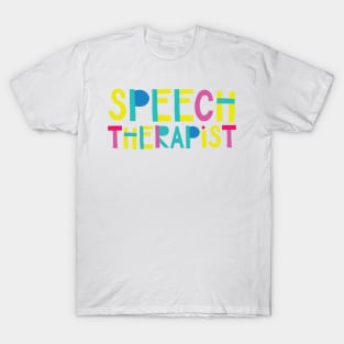 Speech Therapist Gift Idea Cute Back to School T-Shirt